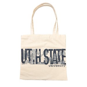 Utah State University Doodle Tote Bag